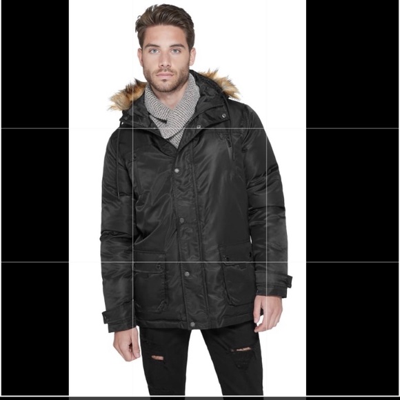 Guess Other - Guess Mens Brady Hooded Parka NEW!